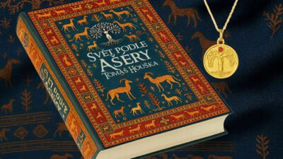 Přívěsek Ašéřin strom - zlatá bižuterie vycházející z ugaritských inspirací